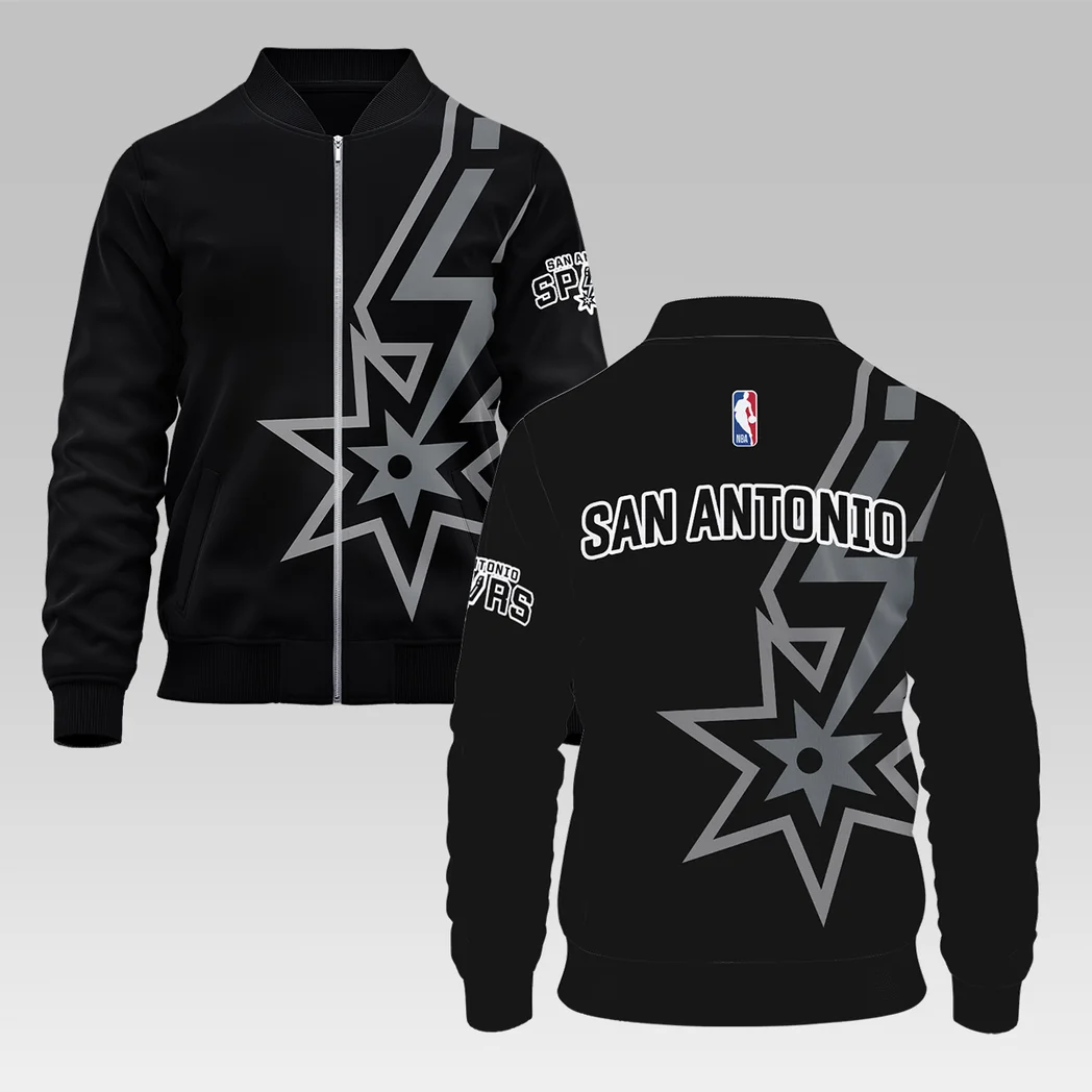 Basketball Energy Family Bomber Jacket, Bomber Jacket Stadium Style HVN1278