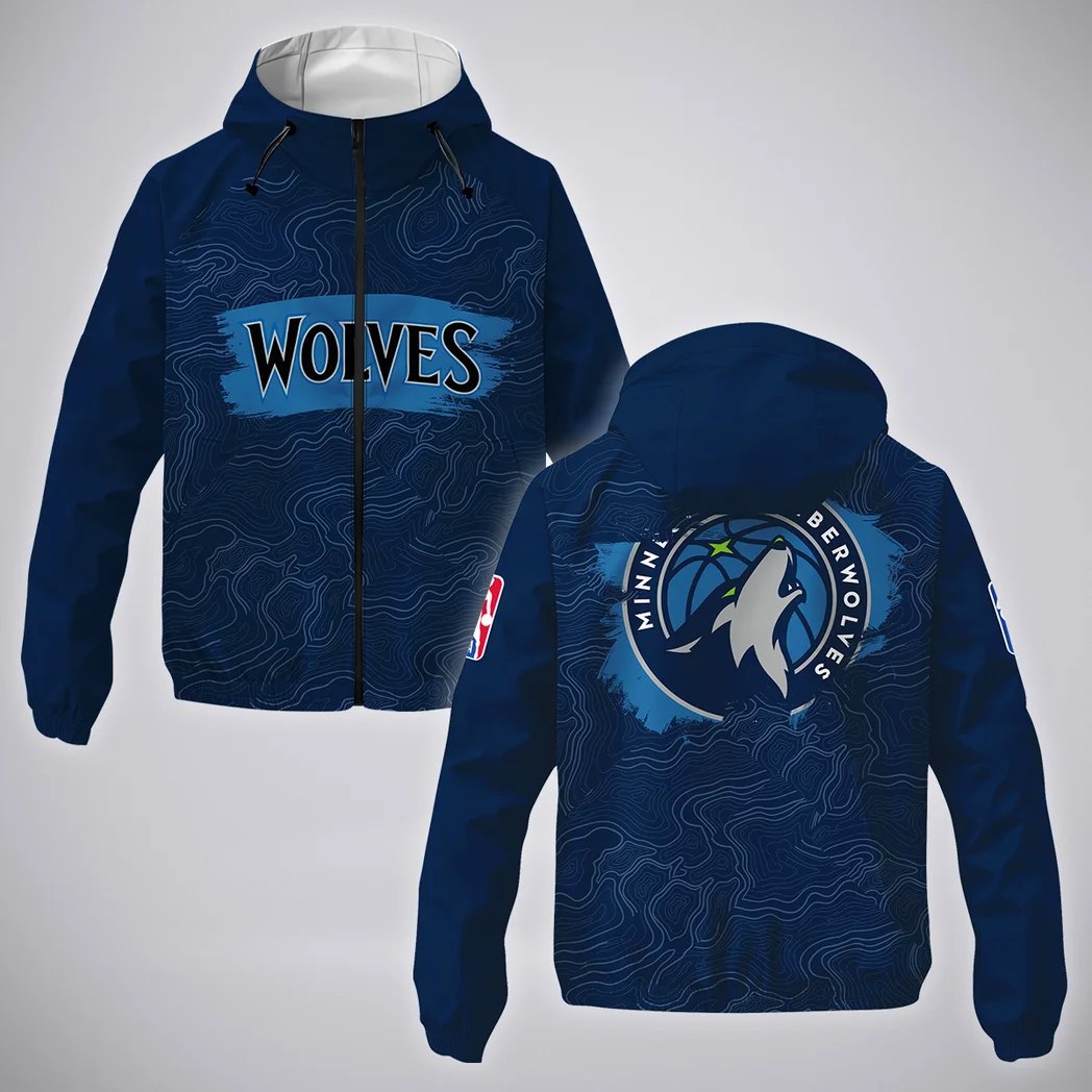 Basketball Energy Nation Windbreaker Jacket, Game Day Waterproof Jacket HVN1276