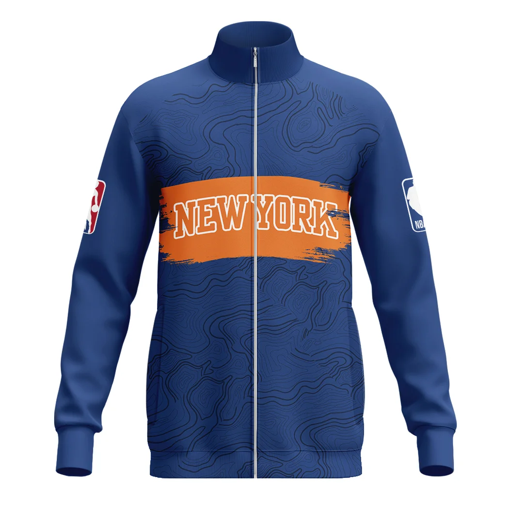 Basketball Family Nation Stand Collar Jacket, Athletic Style Fan Spirit Jacket HVN1276 - Image 2