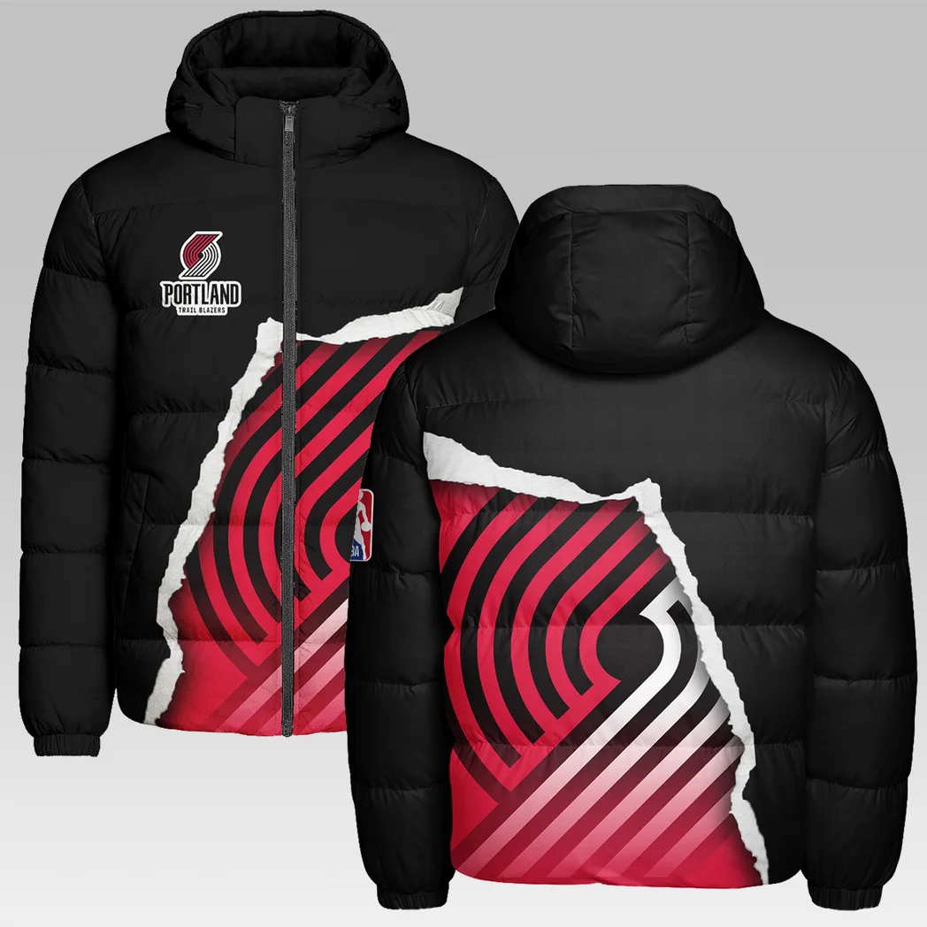 Basketball Nation Squad Hooded Cotton Jacket, Everyday Comfort Sport Puffer HVN1273