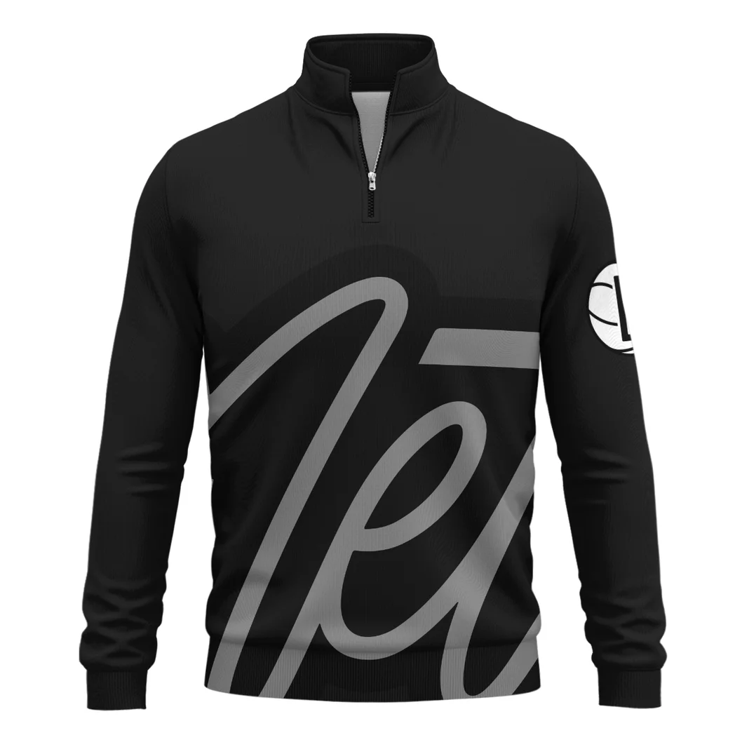 Basketball Passion Crew Quarter-Zip Sweatshirt, Everyday Sport Fan Comfort HVN1278 - Image 2