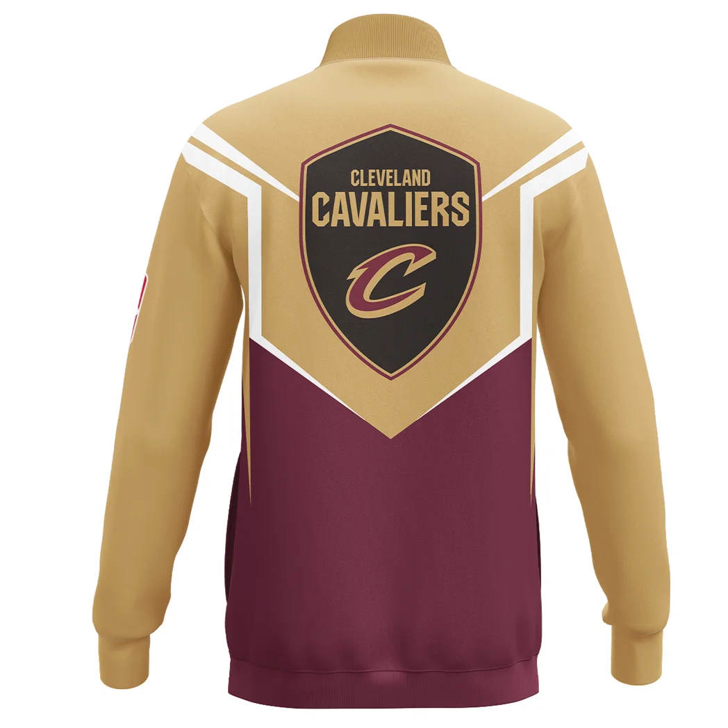 Basketball Pride Stand Collar Jacket, Bold Game Day Spirit Jacket HVN1279 - Image 3