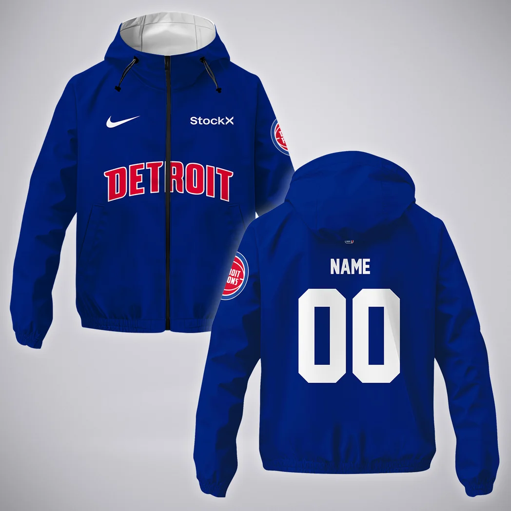 Basketball Spirit Crew Windbreaker Jacket, Rugged Sports Waterproof HVN1280