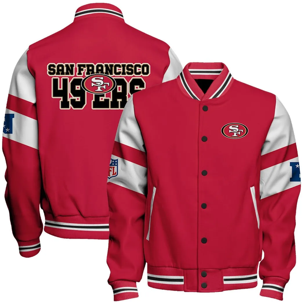 Bay Area Faithful Baseball Jacket, Ultimate Game-Day Jacket NFL550
