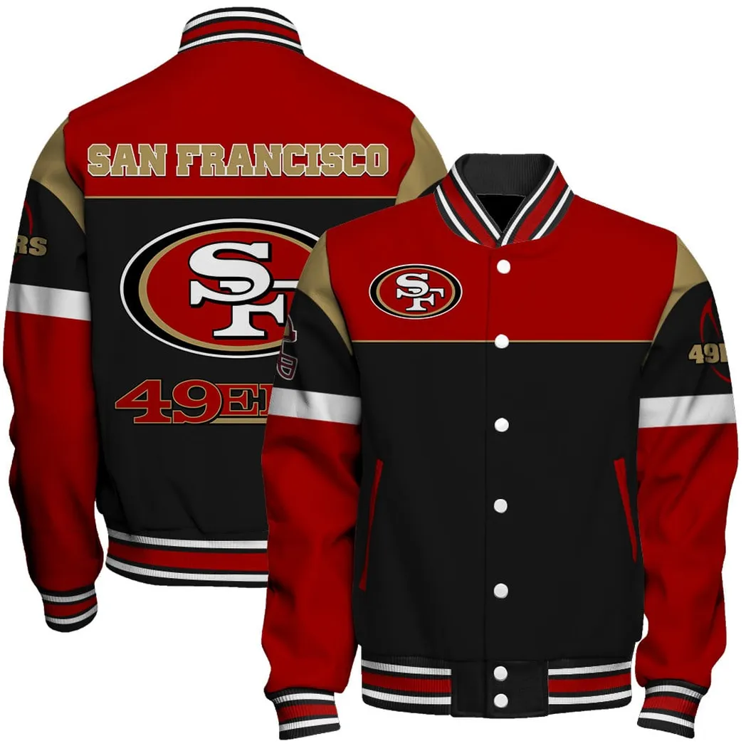 Bay Side Loyalists Baseball Jacket, Loyal Supporter Varsity Gear NFL550