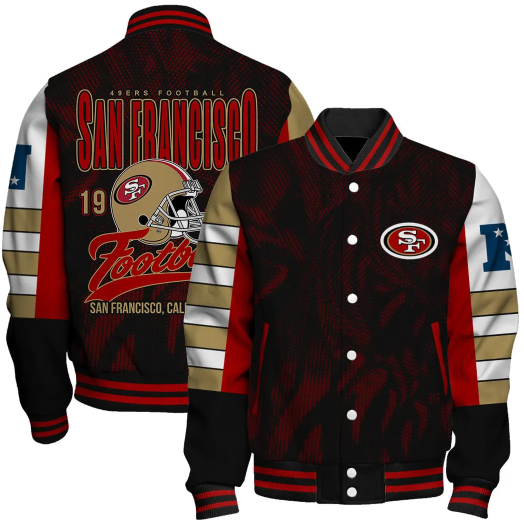 Bay Side Loyalists Baseball Jacket, Performance Fan Varsity Jacket NFL550