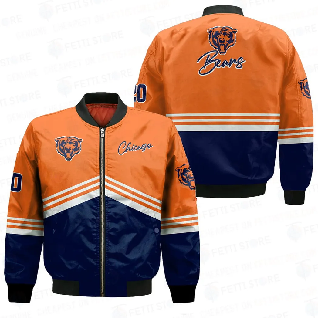 Bear Crew Bomber Jacket, Bomber Jacket for Fans NFL760