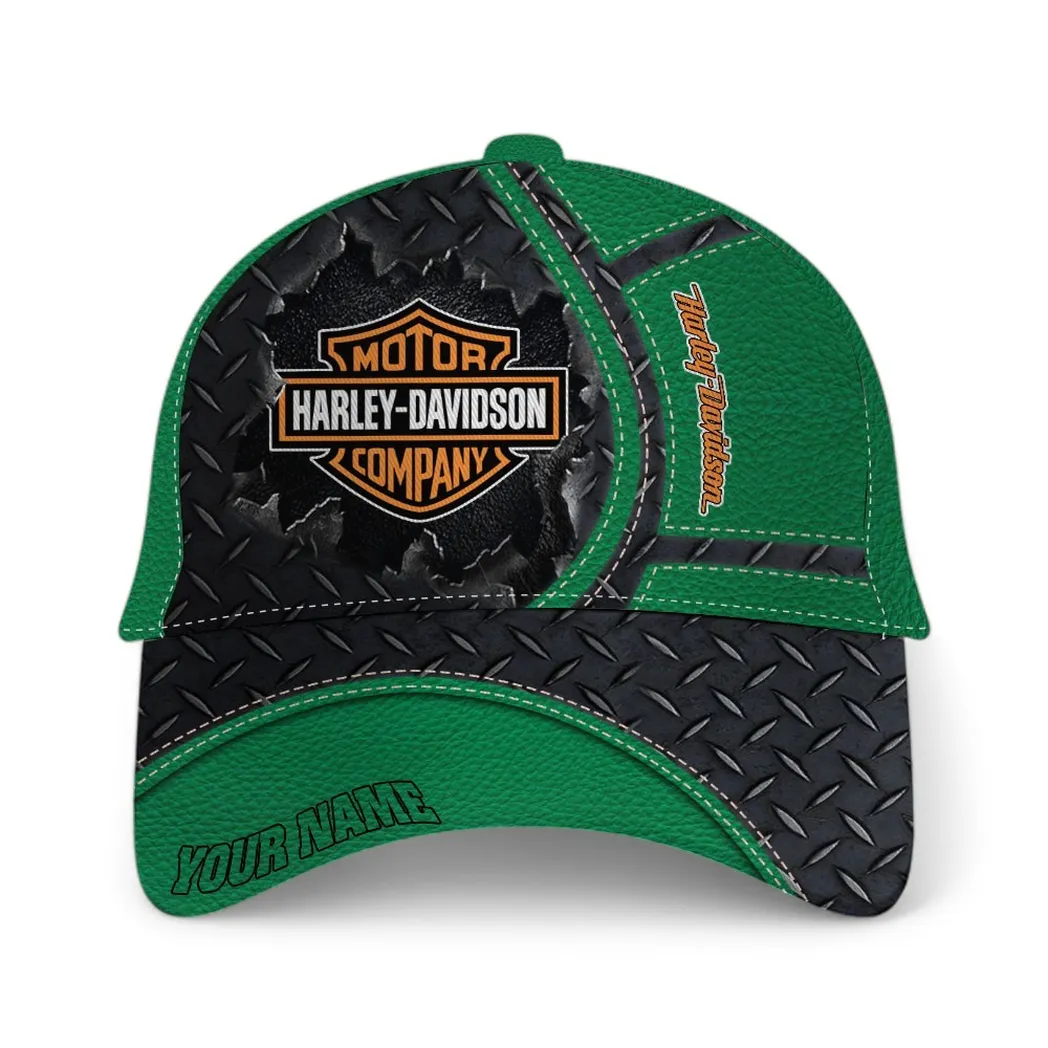 Biker Icon Classic Cap, Motorsport Lifestyle Baseball Cap For Auto Enthusiasts CAR490 - Green