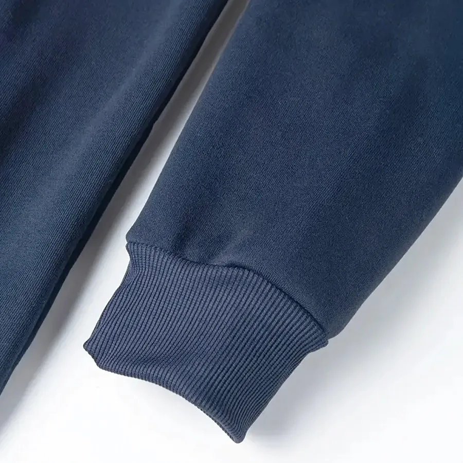 Hoodie Half Zipper Exclusive Logo Gift For Italian Motorcycle Enthusiasts CAR170 - Navy - Image 4