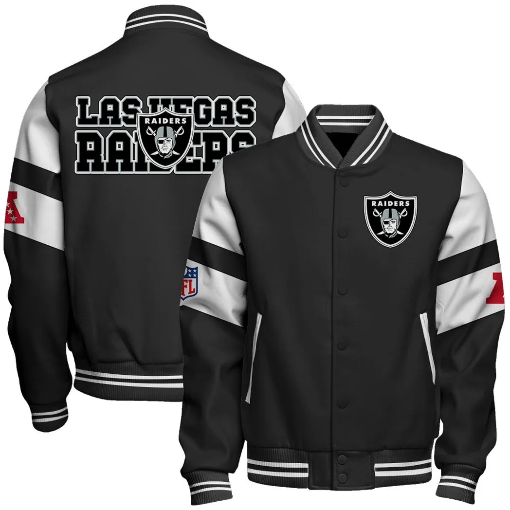 Black Blades Baseball Jacket, Bold Varsity Game Jacket NFL550