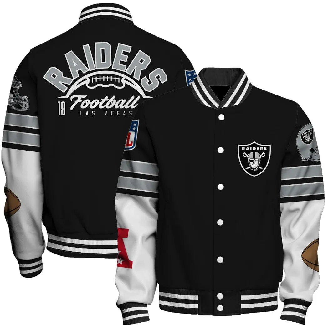 Black Blades Baseball Jacket, Sport Lifestyle Varsity Jacket NFL550