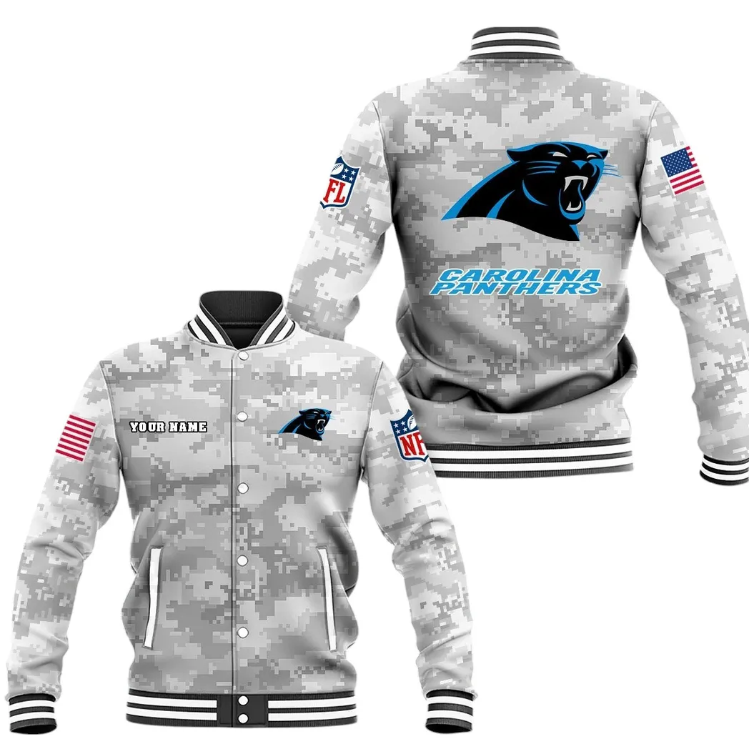 Black Crew Baseball Jacket, Casual Sport Fan Outerwear DNFL128 - White