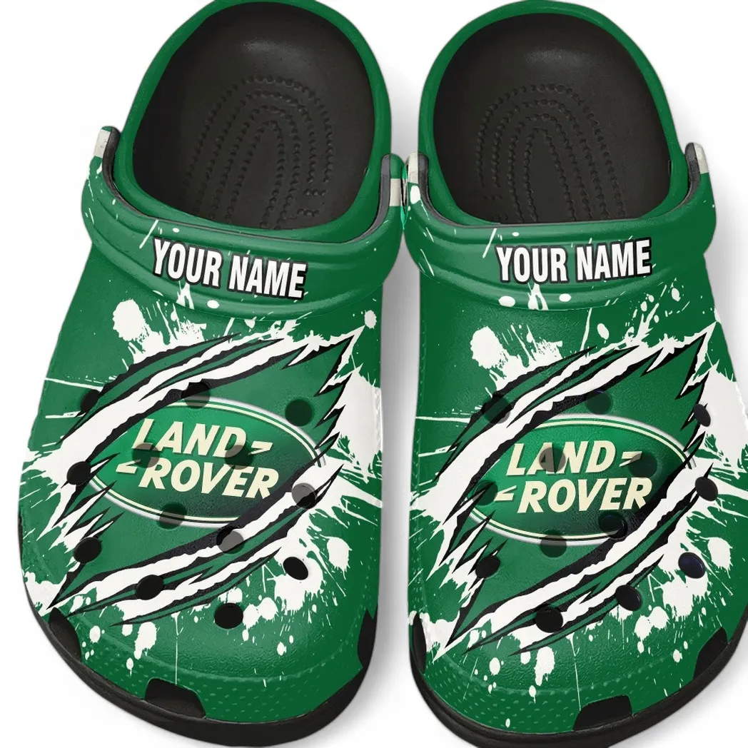 Black Custom 4x4 SUV Maker All Over Print Clog, Car Culture Inspired Footwear Gift for Men and Women CAR560