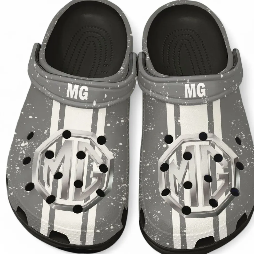Black Custom Collector’s Auto All Over Print Clog, Car Culture Inspired Footwear Gift for Men and Women CAR620