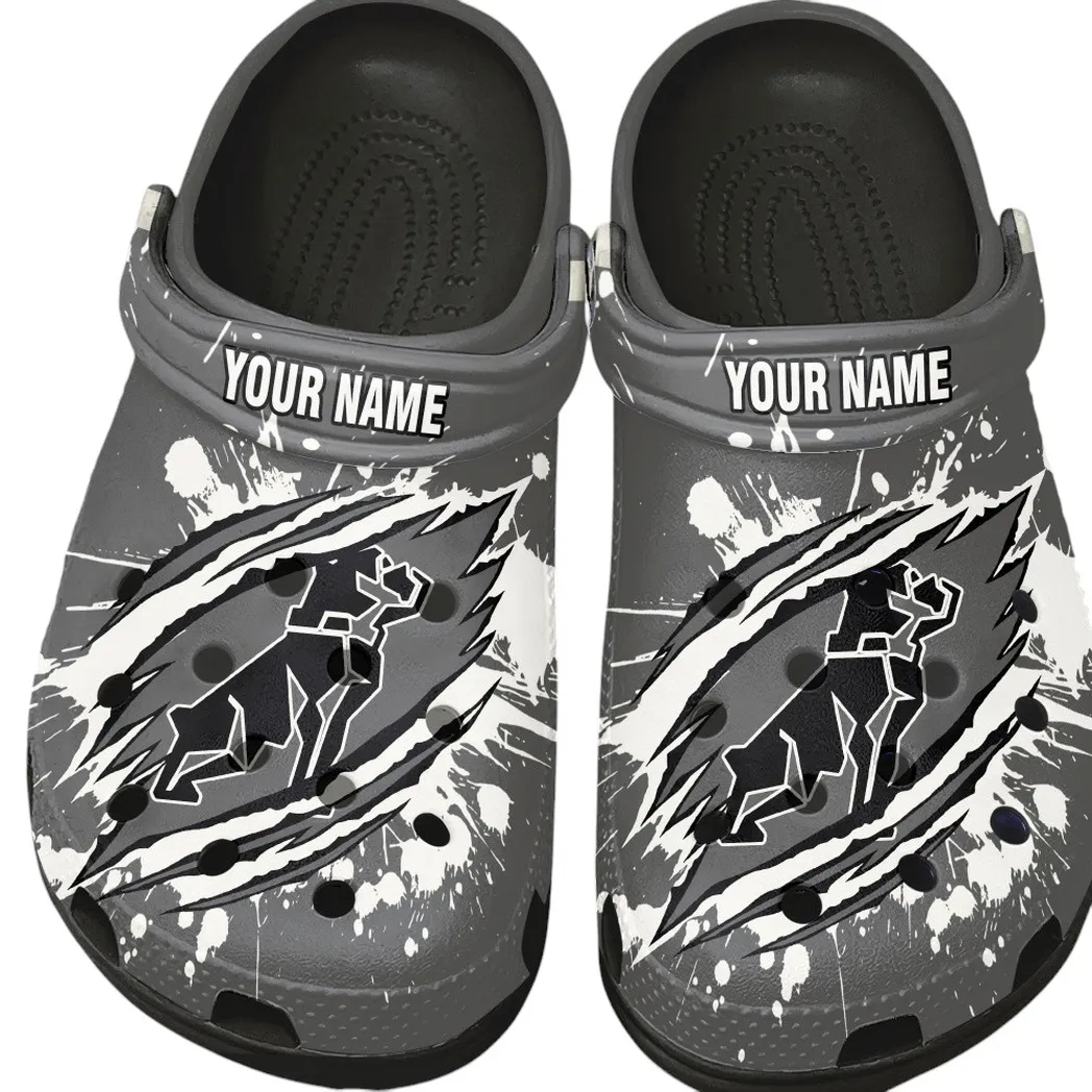 Black Custom Long-Haul Rig All Over Print Clog, Car Culture Inspired Footwear Gift for Men and Women CAR153