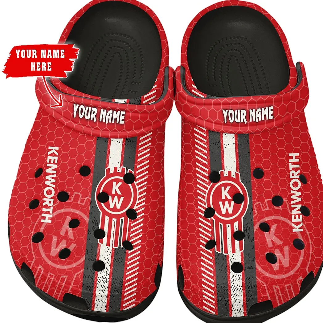 Black Custom Road-Ready Truck All Over Print Clog, Car Culture Inspired Footwear Gift for Men and Women CAR820