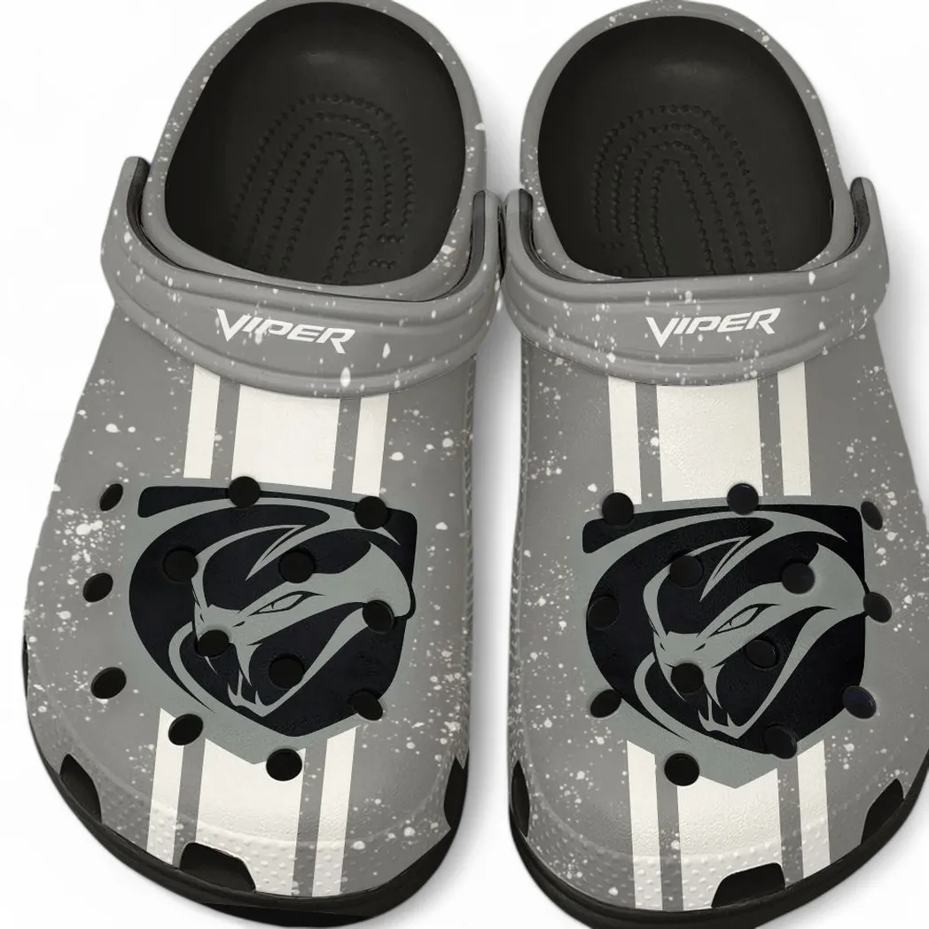Black Edition American Muscle Car Inspired All Over Print Clog, Perfect Gift Footwear for Automotive Enthusiasts CAR620