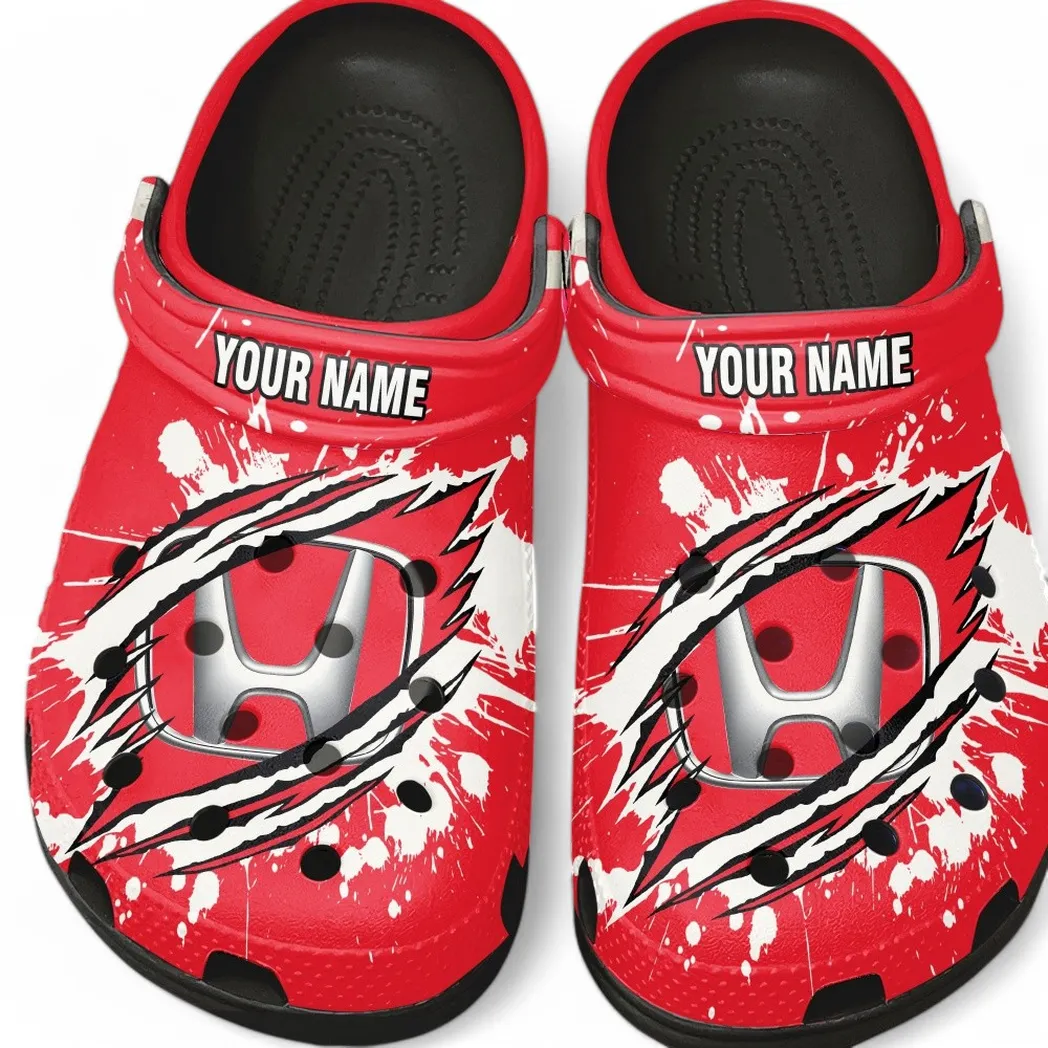Black Edition Compact Car Inspired All Over Print Clog, Perfect Gift Footwear for Automotive Enthusiasts CAR560