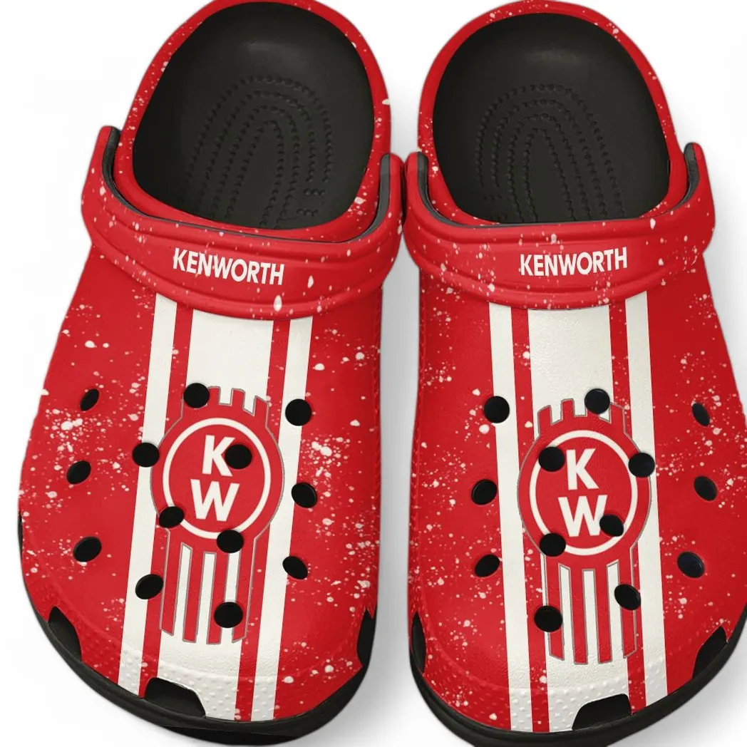 Black Edition Long-Haul Truck Inspired All Over Print Clog, Perfect Gift Footwear for Automotive Enthusiasts CAR620
