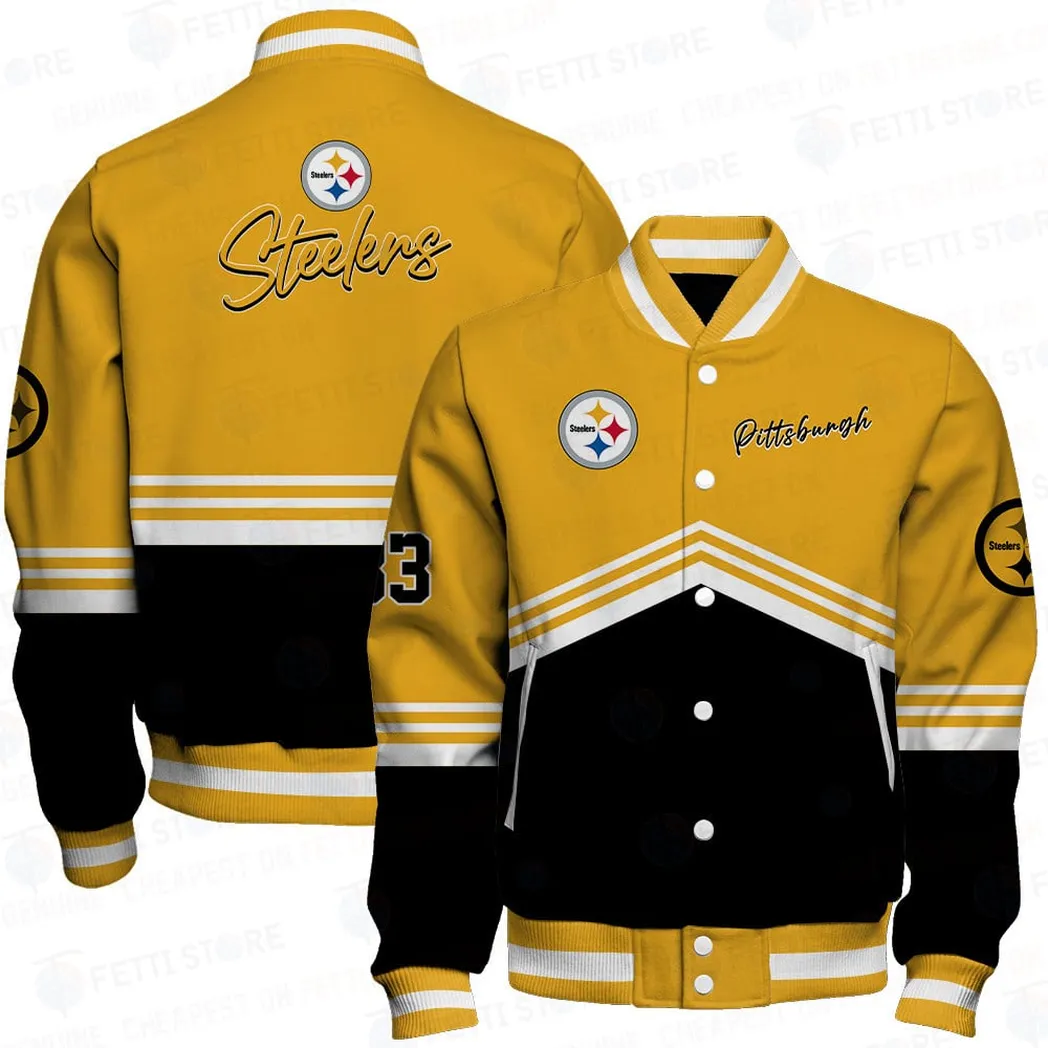Black Helm Baseball Jacket, Sport Fan Baseball Jacket NFL550