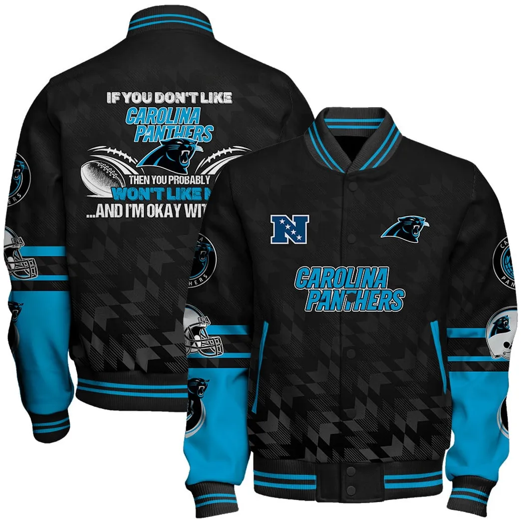 Black Pride Baseball Jacket, Loyal Supporter Varsity Gear NFL550