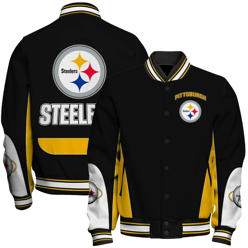 Black Pride Baseball Jacket, Timeless Baseball Fan Jacket NFL550