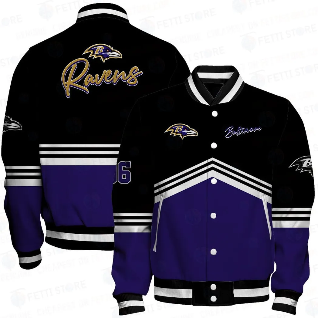 Black Talons Baseball Jacket, Timeless Baseball Fan Jacket NFL550