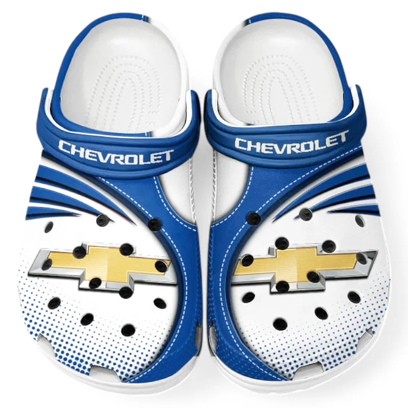 Blue Custom American Iconic Sports Car All Over Print Clog, Car Culture Inspired Footwear Gift for Men and Women CAR181
