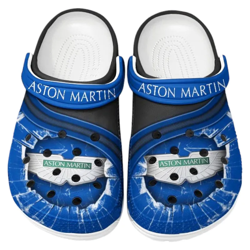 Blue Custom Performance Cruiser All Over Print Clog, Car Culture Inspired Footwear Gift for Men and Women CAR188