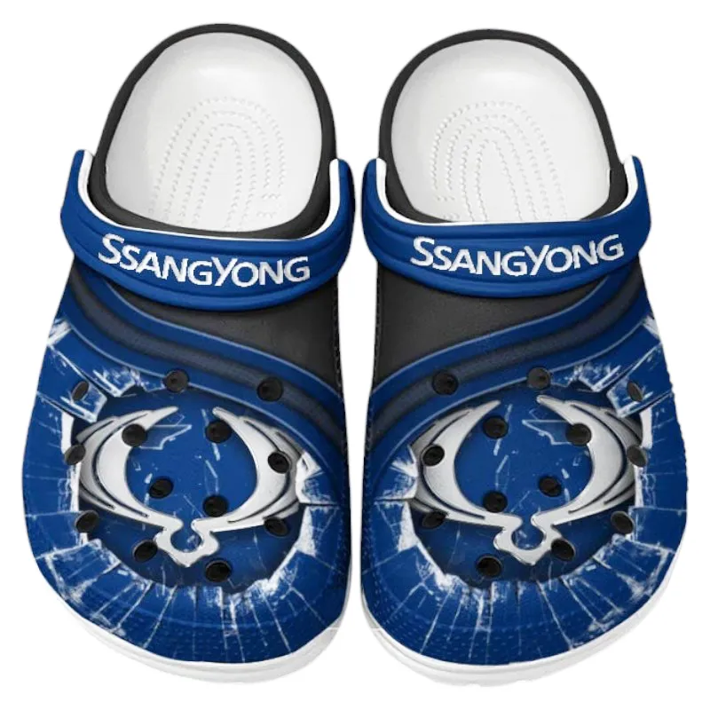 Blue Edition All-Terrain Ride Inspired All Over Print Clog, Perfect Gift Footwear for Automotive Enthusiasts CAR188