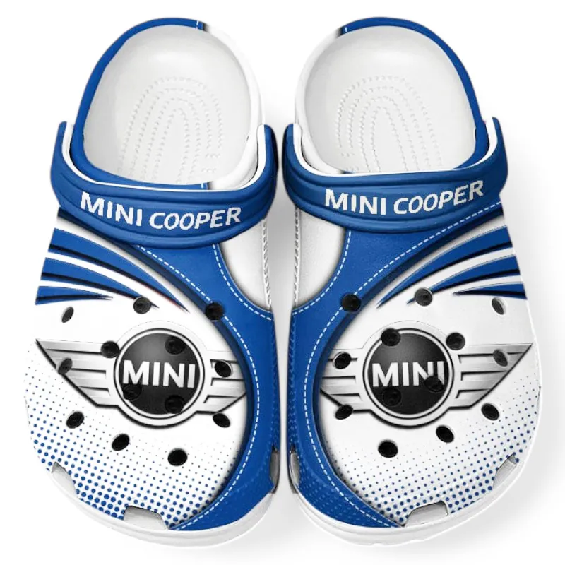 Blue Edition Fun Ride Car Inspired All Over Print Clog, Perfect Gift Footwear for Automotive Enthusiasts CAR181