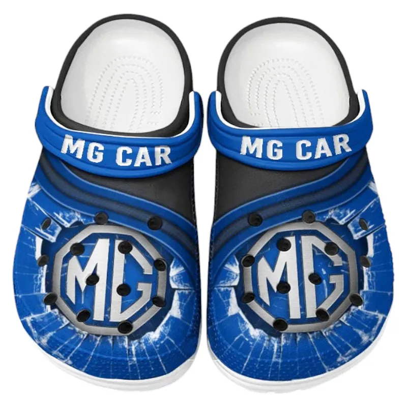 Blue Edition Luxury Speed Car Inspired All Over Print Clog, Perfect Gift Footwear for Automotive Enthusiasts CAR188