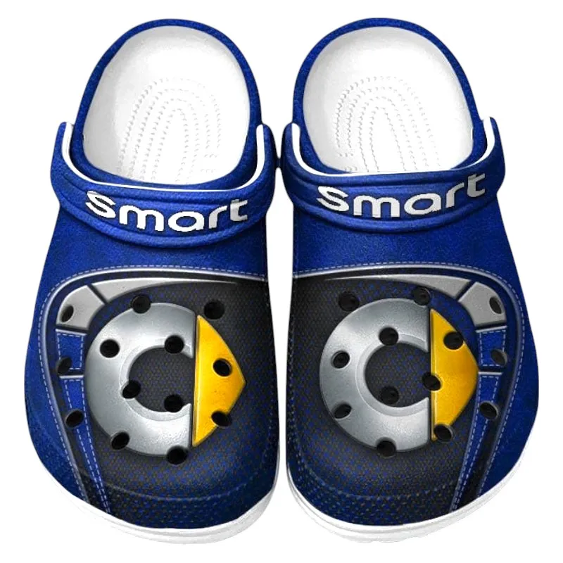 Blue Edition Passenger Car Inspired All Over Print Clog, Perfect Gift Footwear for Automotive Enthusiasts CAR177