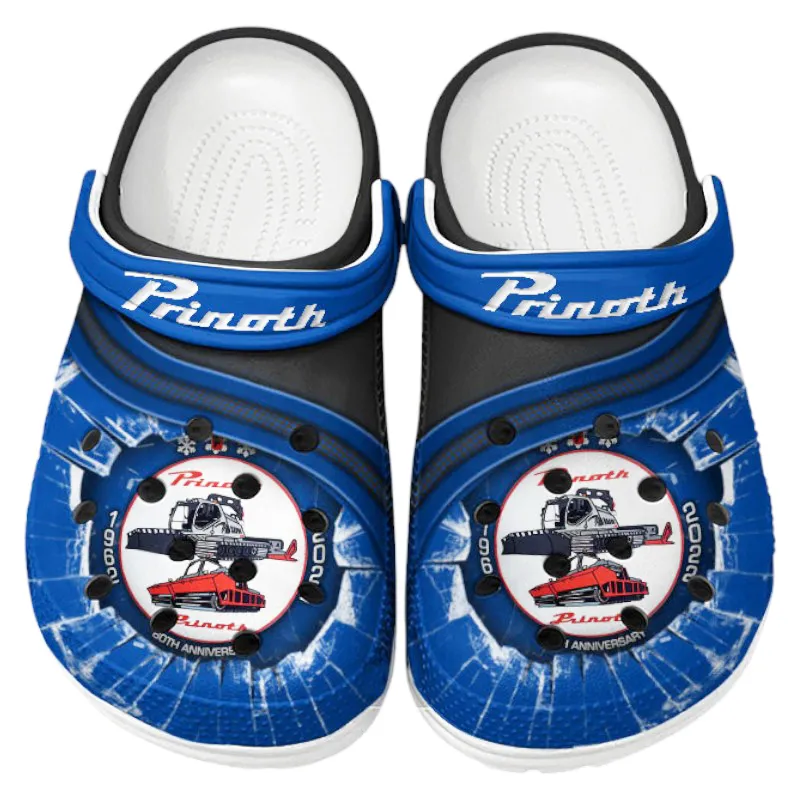 Blue Edition Snow Groomer Vehicle Inspired All Over Print Clog, Perfect Gift Footwear for Automotive Enthusiasts CAR188