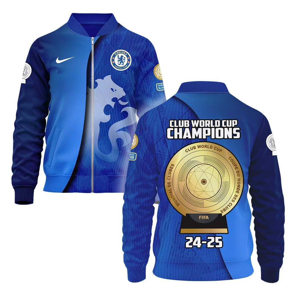 Blue Pride Army Bomber Jacket, Bomber Jacket Stadium Style HVN113211