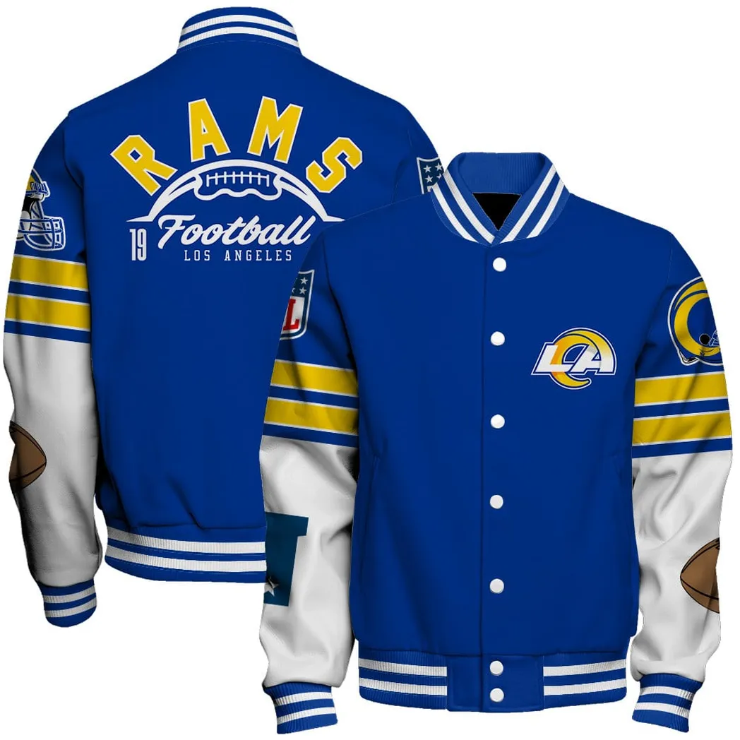 Blue Pride Baseball Jacket, Classic Fan Game Jacket NFL550