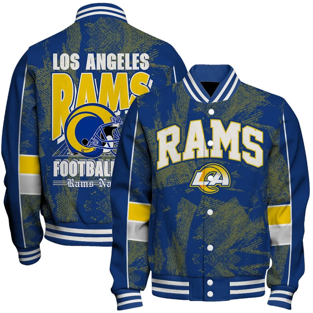 Blue Pride Baseball Jacket, Cold Match-Day Jacket NFL550