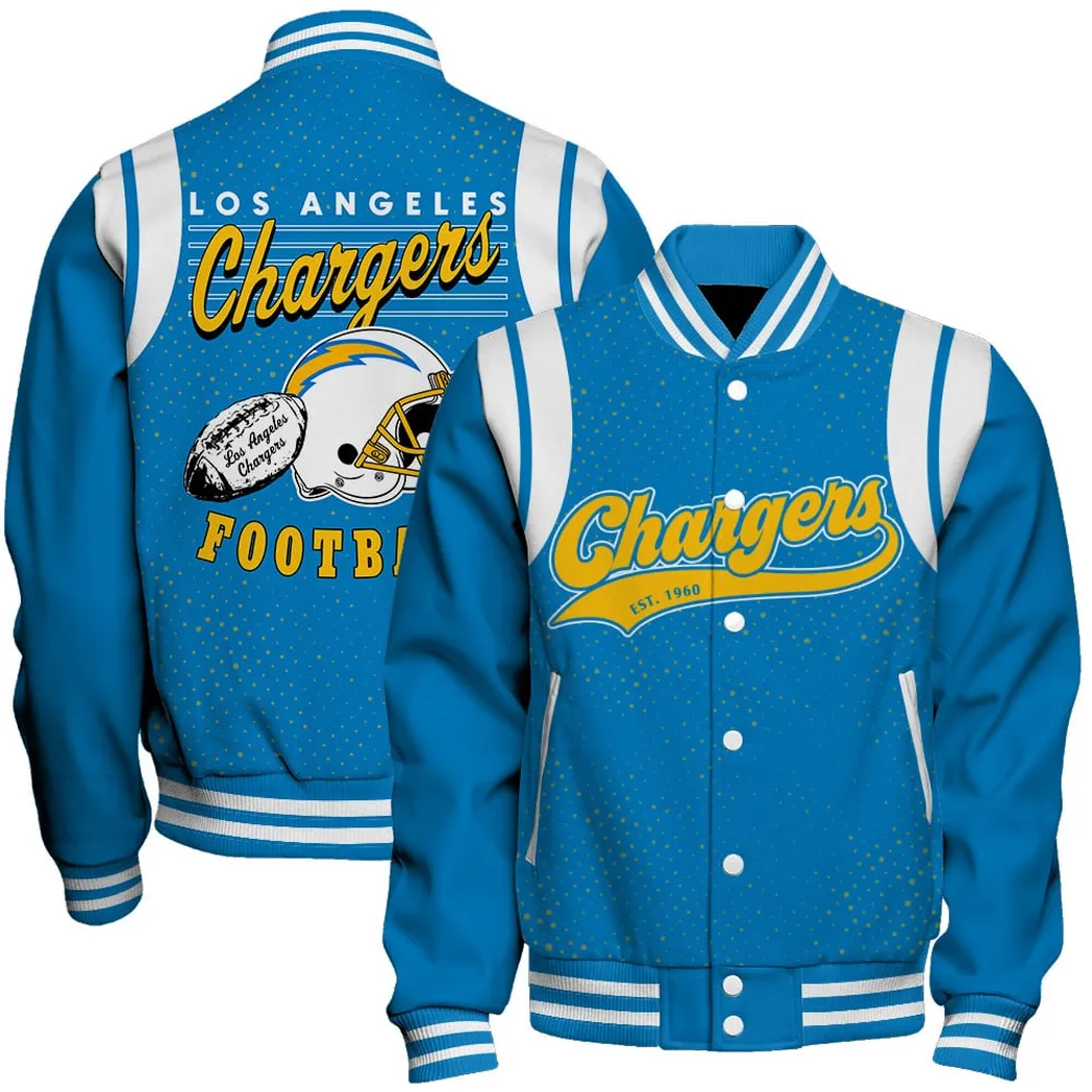 Blue Pride Baseball Jacket, Custom Fan Varsity Outerwear NFL550