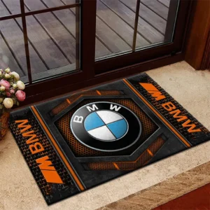 Performance Car Doormat, Automotive Logo Style Floor Mat CAR135 - Orange