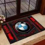 Motorsport Vehicle Doormat, Automotive Logo Style Floor Mat CAR135 - Red