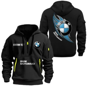 Hoodie Half Zipper Exclusive Logo Gift For Business Car Enthusiasts CAR170 - Black
