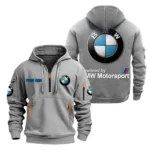 Racing Edition Car Hoodie Half Zipper, All Over Print Hoodie Gift For Racing Edition Car Enthusiasts CAR200 - Gray