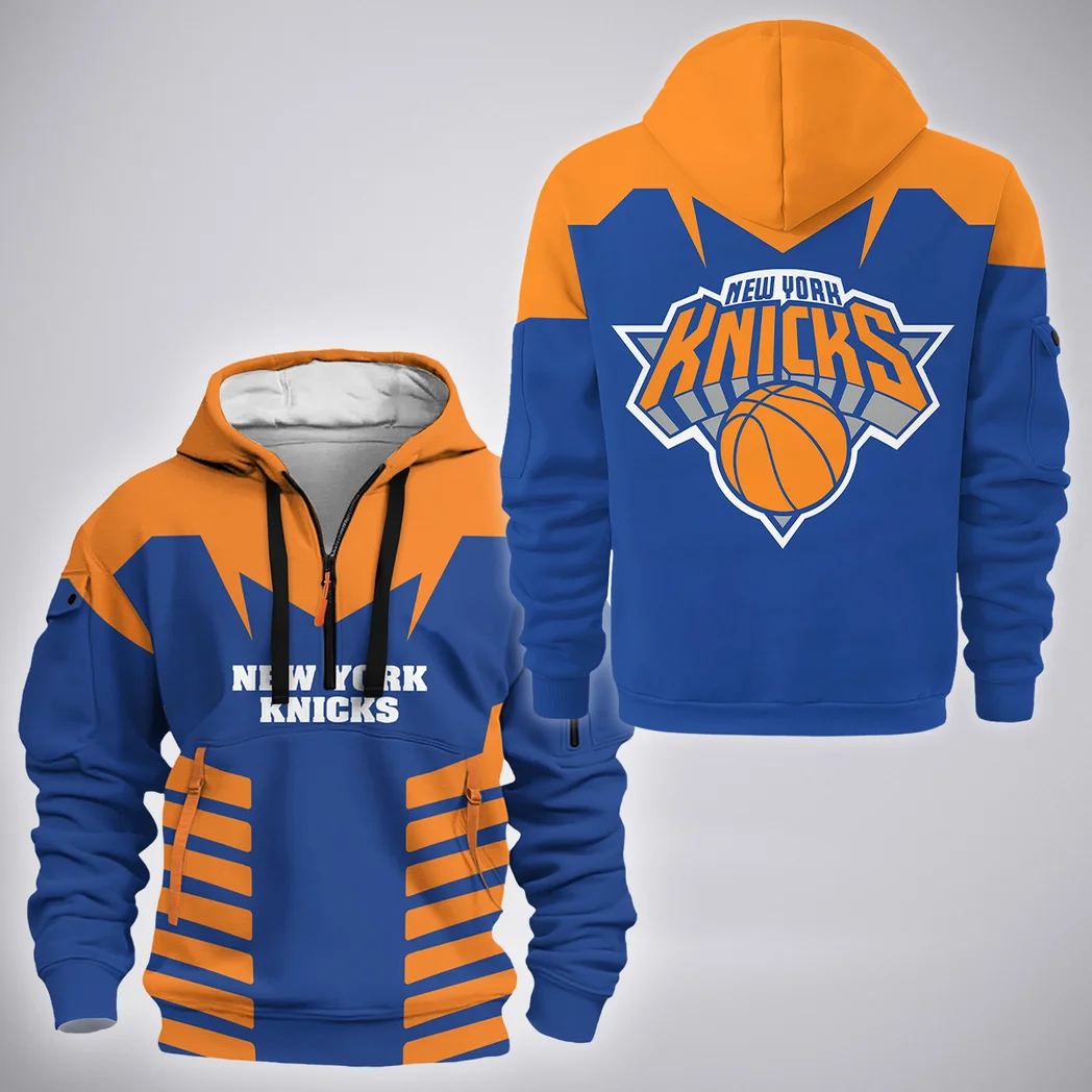 Bold Basketball Lifestyle Hoodie Half Zip 3D, True Fan Hoodie HVN1272