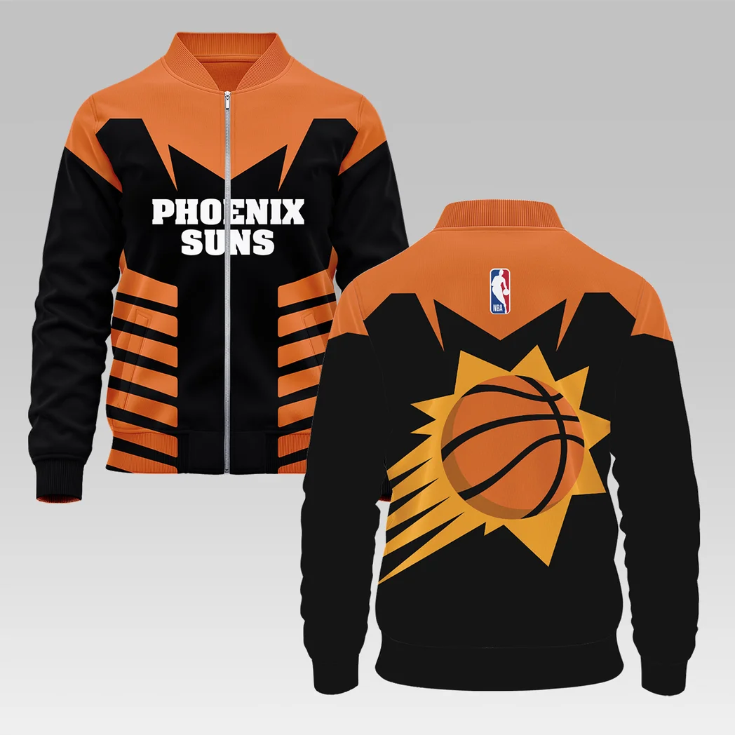 Bold Basketball Nation Bomber Jacket, Sports Fan Bomber Jacket HVN1272