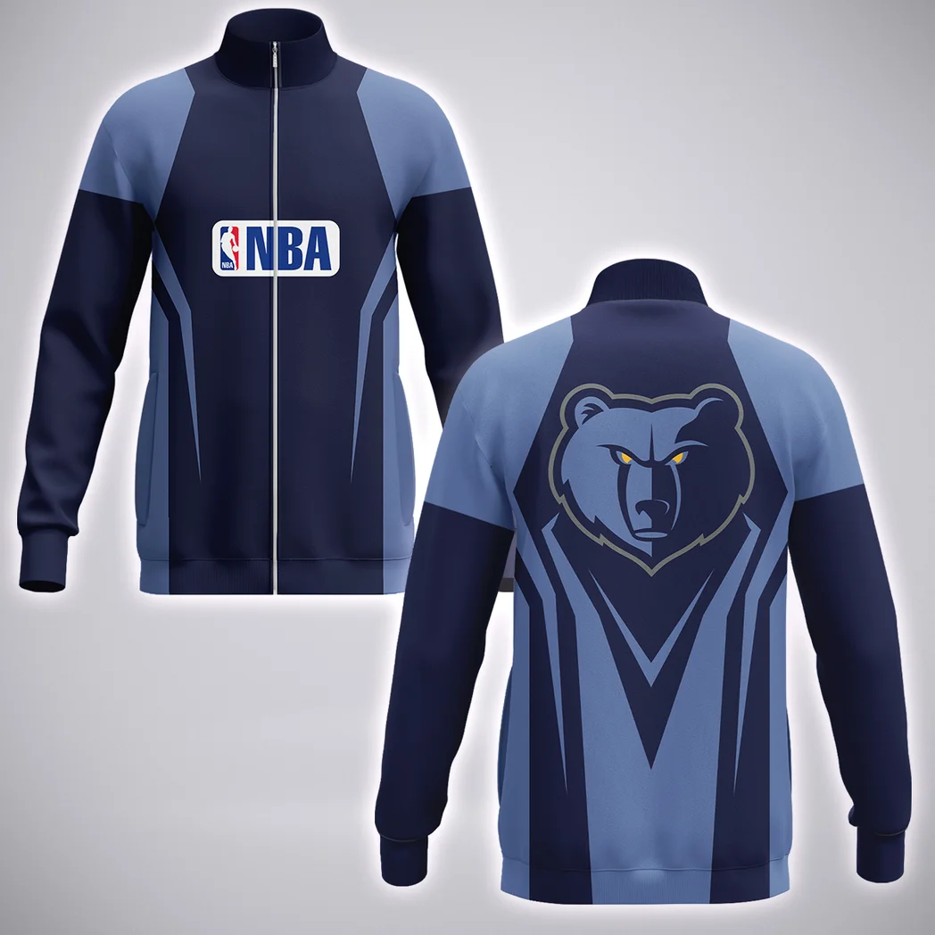 Bold Basketball Nation Stand Collar Jacket, Game Ready Sport Inspired Jacket HVN1274