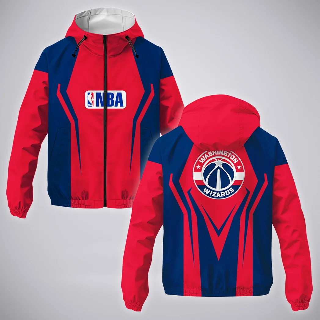 Bold Basketball Pride Windbreaker Jacket, Game Day Waterproof Jacket HVN1274