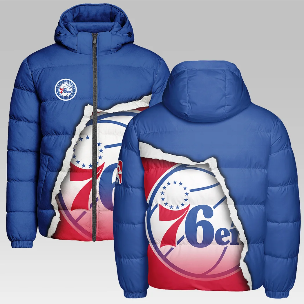 Bold Basketball Spirit Hooded Cotton Jacket, Sport Culture Street Puffer HVN1273