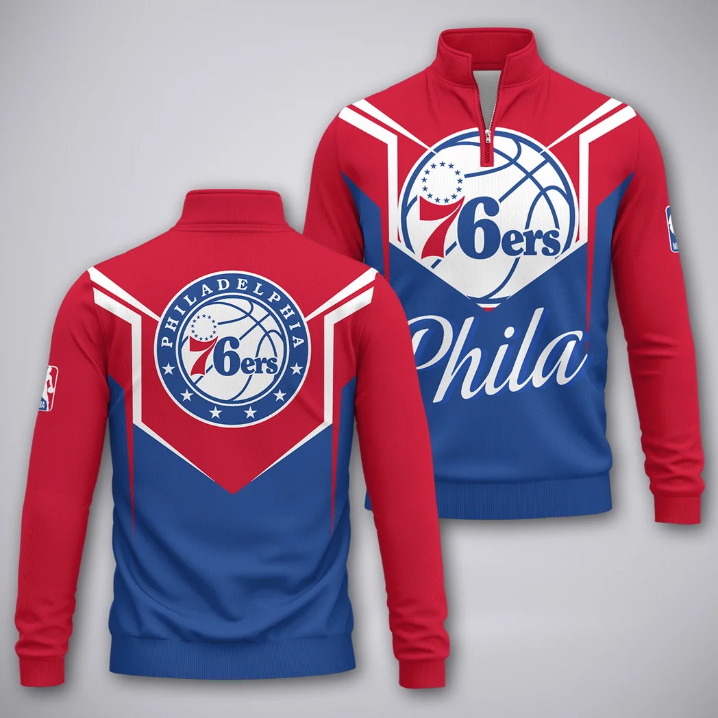 Bold Basketball Spirit Quarter-Zip Sweatshirt, Fan Ready HVN1279