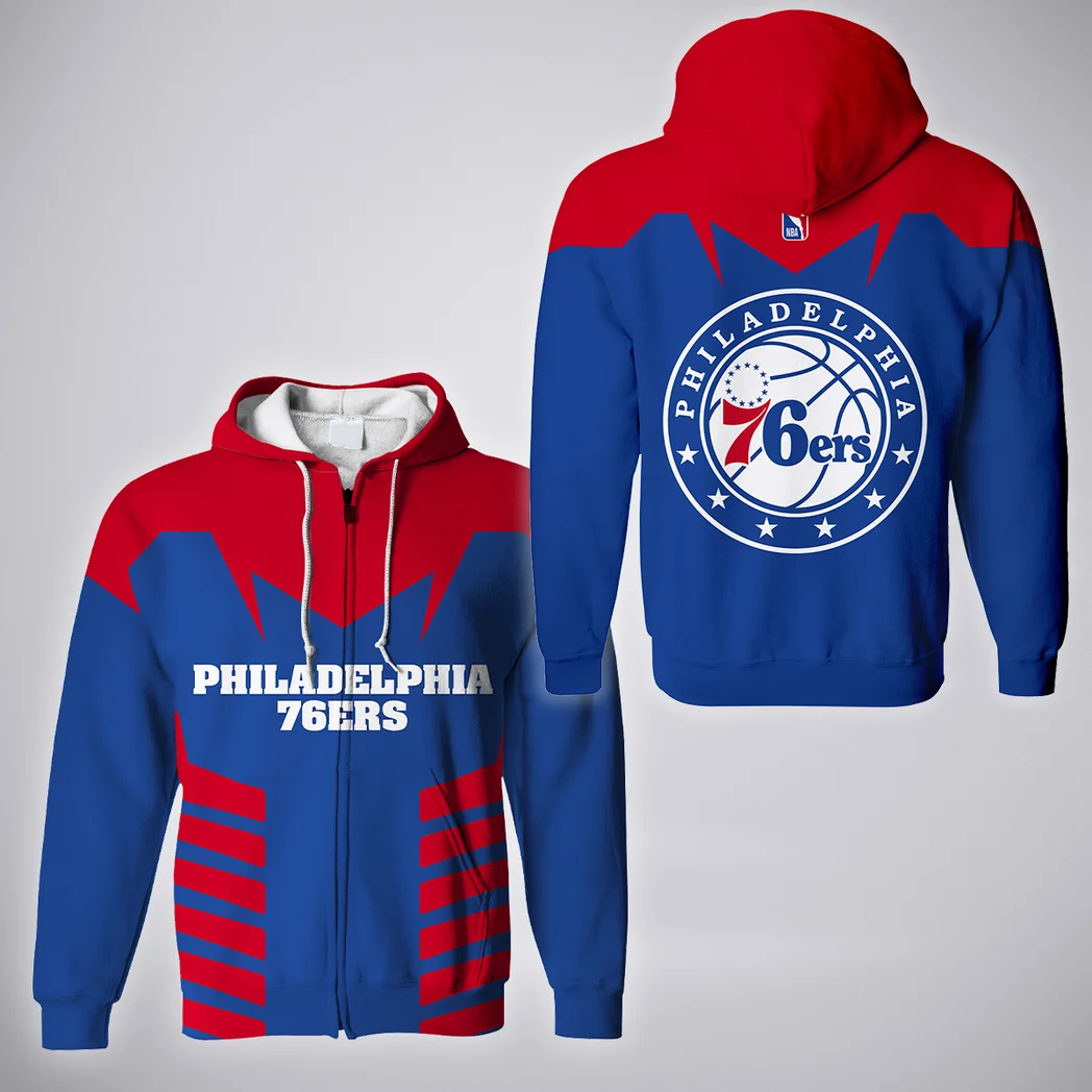 Bold Basketball Spirit Zipper Hoodie, All-Season Fan Full-Zip Hoodie HVN1272