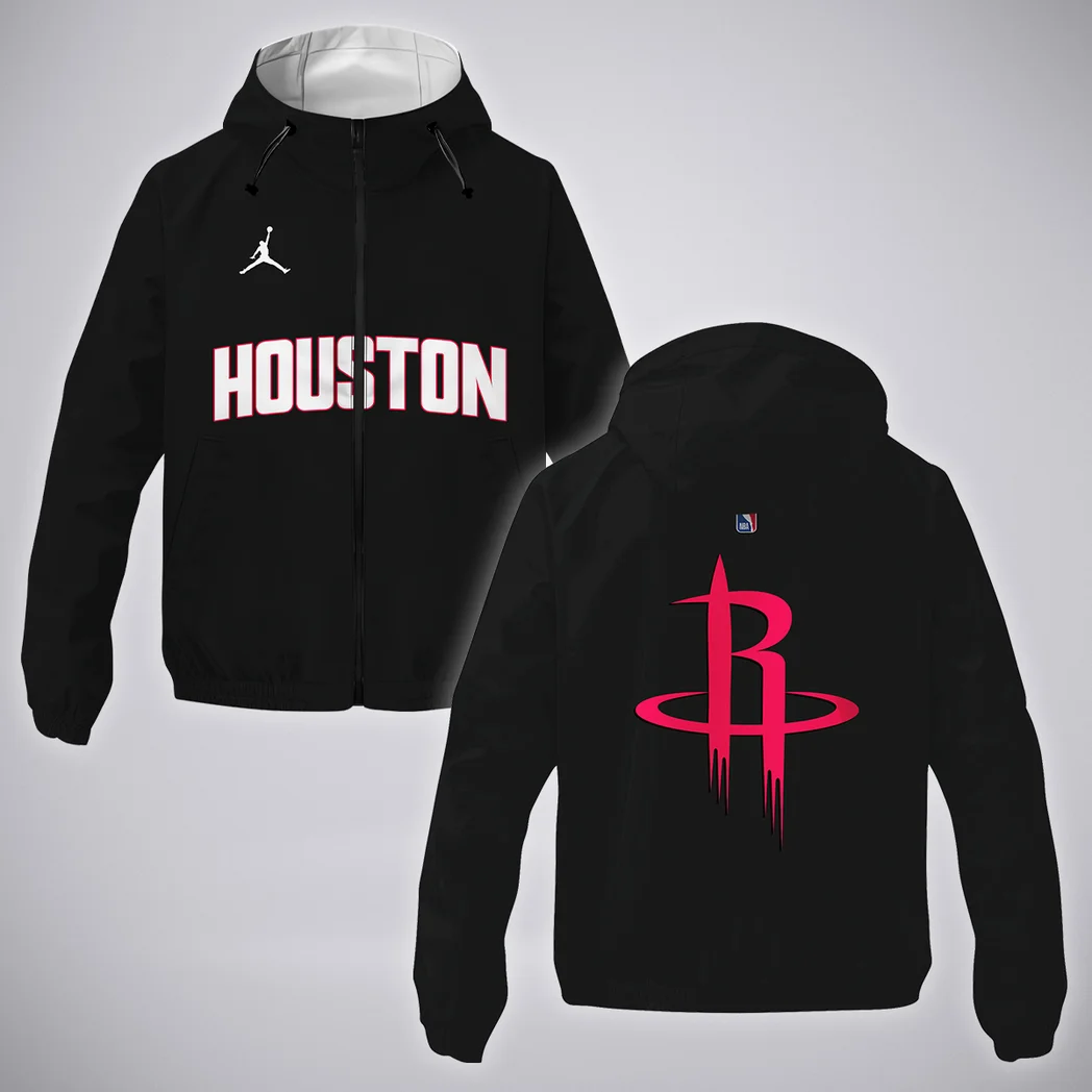 Bold Court Energy Windbreaker Jacket, Game Day Waterproof Jacket HVN1277